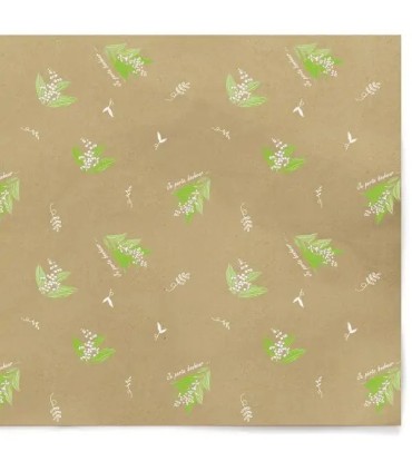 MUGUET RAME KRAFT.25X30 les 250 FEUILLES