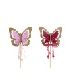 PIQUE PAPILLON BOIS ROSE A2 les 12P
