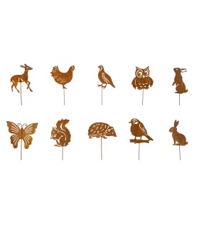 PIQUE ROUILLE H45CM ASSORT.10P