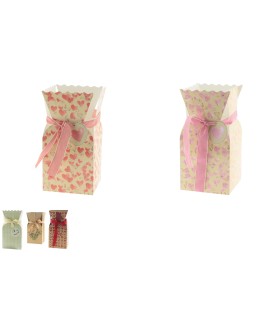 VASE CARTON 13X13 H26CM les 10P