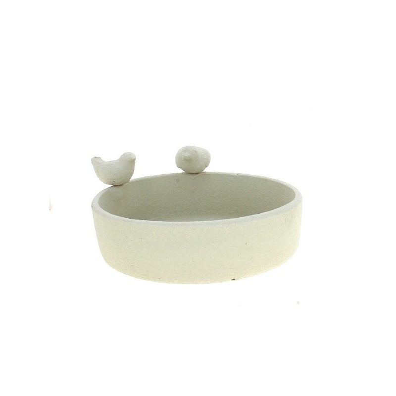 BAIN D'OISEAU BLANC 028 H07CM les 2P