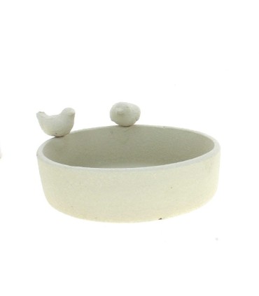 BAIN D'OISEAU BLANC 028 H07CM les 2P