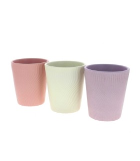 C.POT STRIE 014 H16CM les 9P