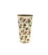 VASE ROSE ANCIENNE 014.5 H25.5CM les 2P