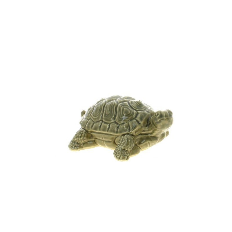 TORTUE VERNIS 22.5 X12.5 H10.5CM à la pièce