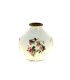VASE BOULE ROSE ANCIENNE 016.5 H17CM les 2P