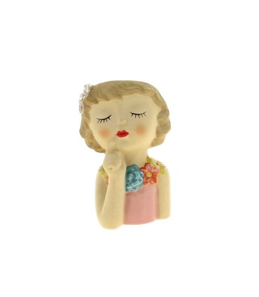 BUSTE DE FEMME 011.5 H17.6CM les 2P