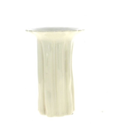 VASE VERNIS BLANC REBORD 015 H28CM à la pièce