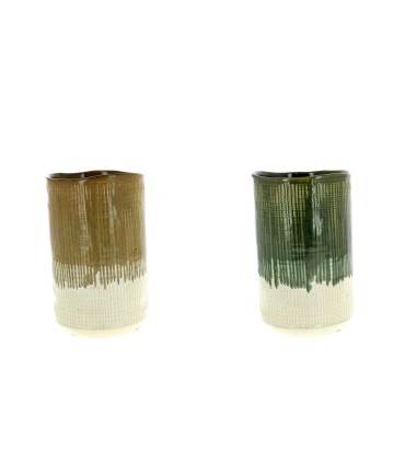 VASE VERNIS 012.7 H20.2CM les 6P