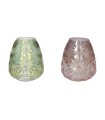 VERRE VASE OBU SARINA 09.7 H19.5CM les 2P