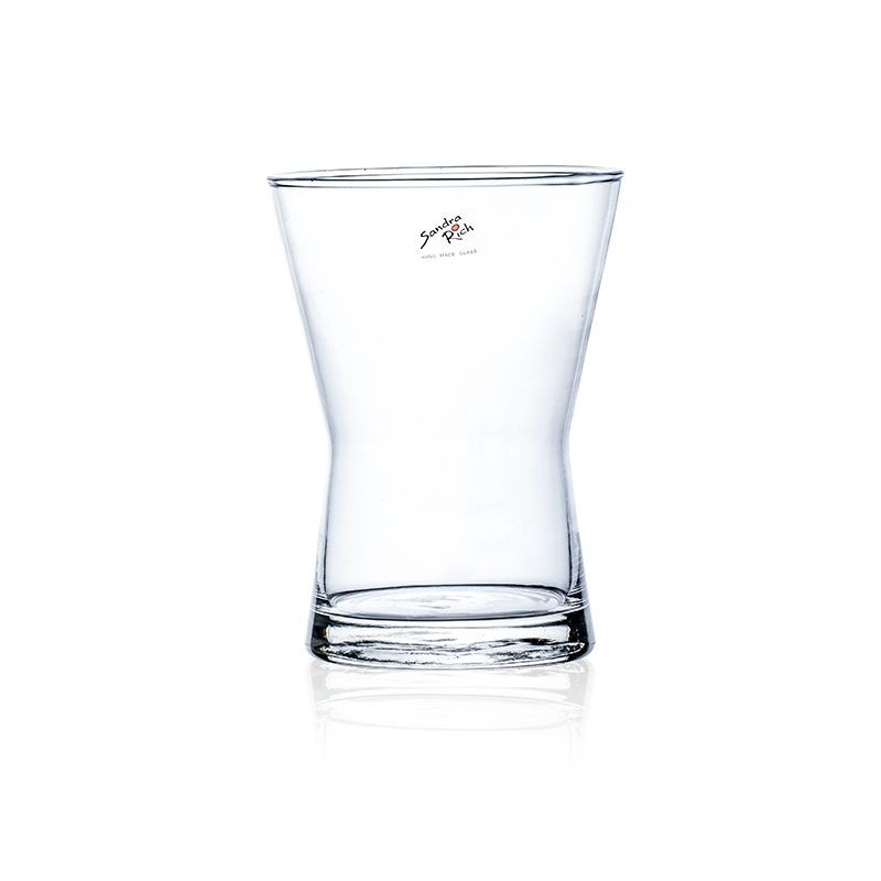 VERRE VASE DIABOLO 014.5 H25CM/ 4P