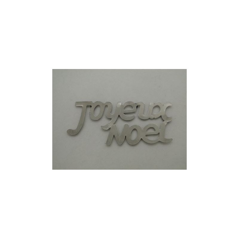 AIMANT "joyeux noël" 9.5x4.5CM/24P