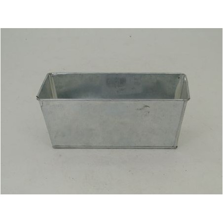 ZINC-JARDINIERE 20X10.5 H08CM à la pièce