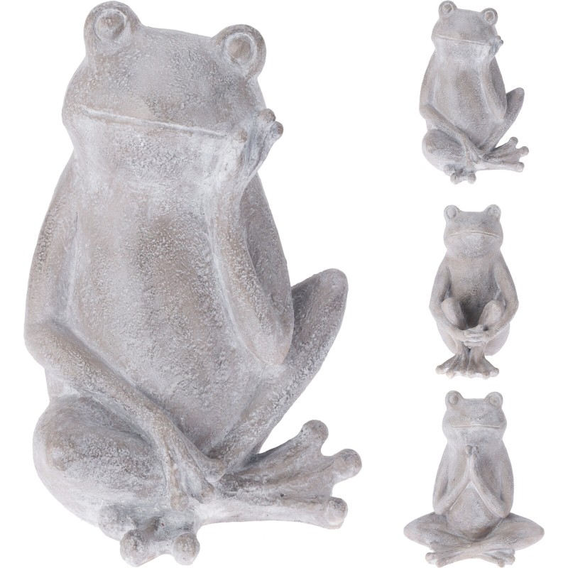 GRENOUILLE RESINE ASSIS H30CM /3P