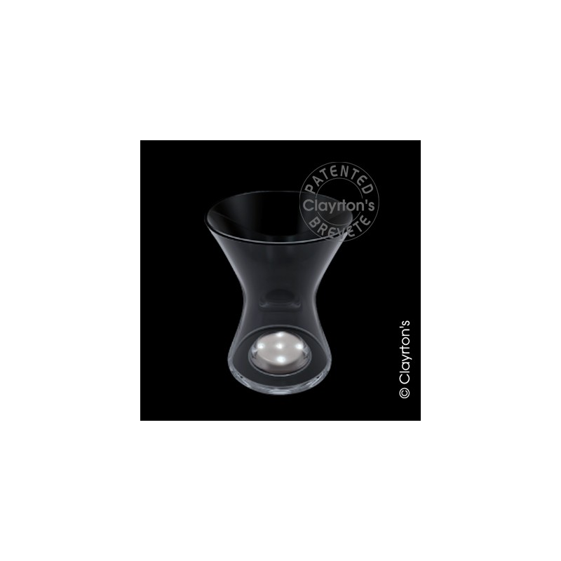 VERRE LUMINEUX TRANSPARENT "diabolo" /1P