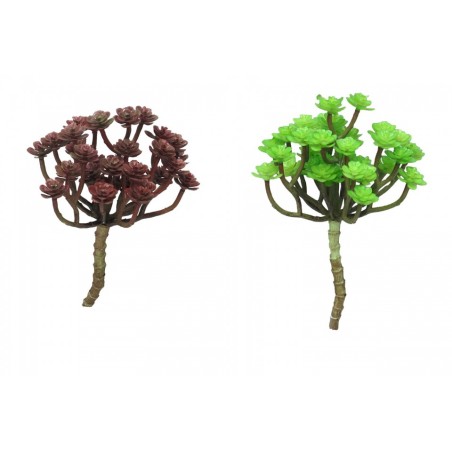FLEUR CACTUS BORDEAUX  19CM /1P