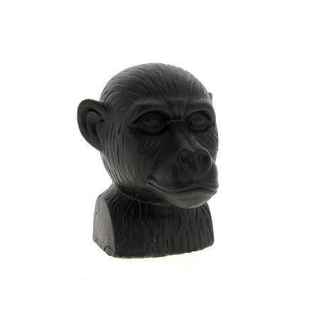STATUE SINGE NOIR TETE H19CM /1P