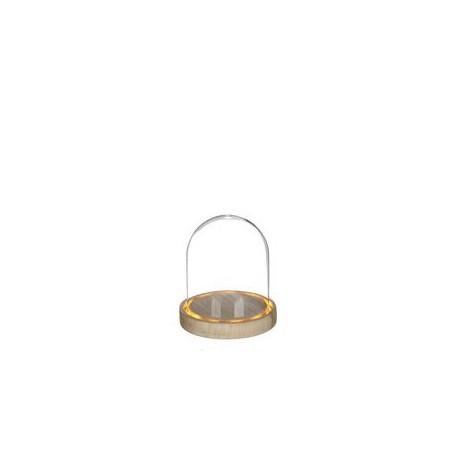 VERRE CLOCHE SUR SOCLE LED 012 H13.5/1P