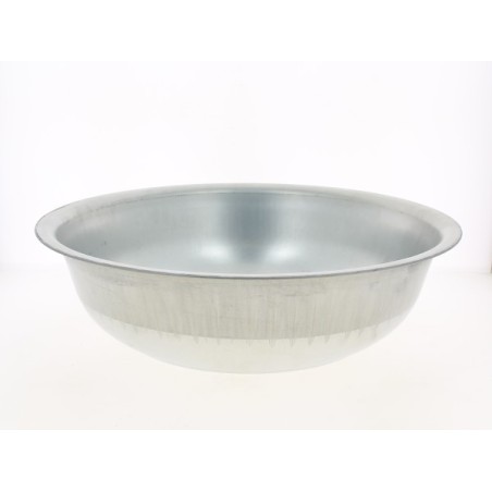 ZINC-BASSINE rebord 048CM NATUREL à la pièce