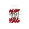 EPINGLE TETE COEUR ROUGE 10MM X 55MM /40P