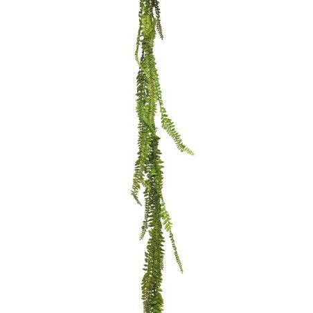 FEUILLE FOUGERE A SUSPENDRE VERTE 180CM pièce