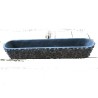 JARDINIERE OVAL CIMENT CLOQUE 40CM les 3P