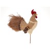 COQ EN PAILLE 38CM H86CM pièce