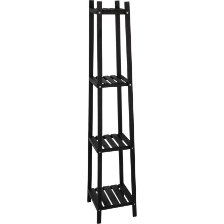 ETAGERE BOIS NOIR H160CM à la pièce