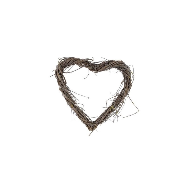 COEUR OSIER OUVERT 28x28x2CM la pièce