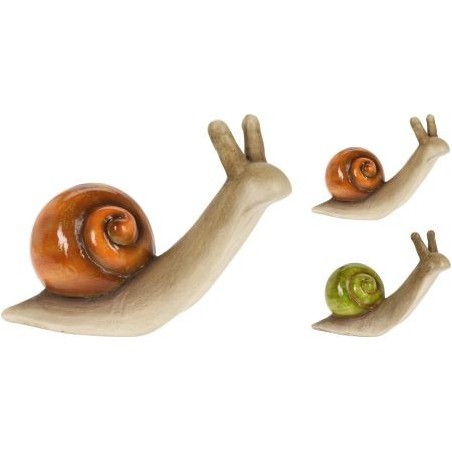 ESCARGOT BRUN ET VERT 22.5CM les 2P