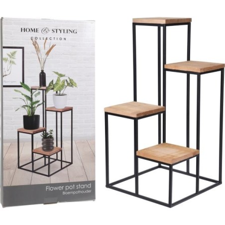ETAGERE SUPPORT POT CARRE la pièce