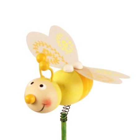 PIQUE ABEILLE JAUNE sur ressort H50CM /25P