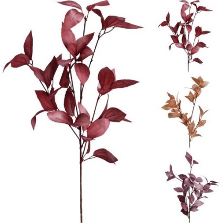 BRANCHE FEUILLES AUTOMNE 87CM les 3P