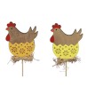 PIQUE POULE BOIS OEUF BRODE les 8P