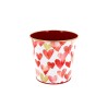 ZINC-C.POT BORD OR coeur 013.5 H12CM