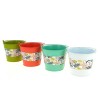 ZINC-SEAU FLEURI 011.5 H09.5CM les 12P