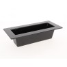 JARDINIERE POLYPRO NOIRE 28X13.5CM
