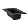 JARDINIERE POLYPRO NOIRE 24X12.5CM 