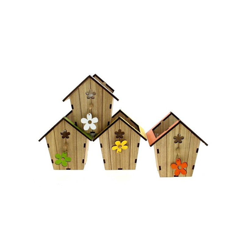 C.POT PERCHOIR BOIS H16CM à la pièce