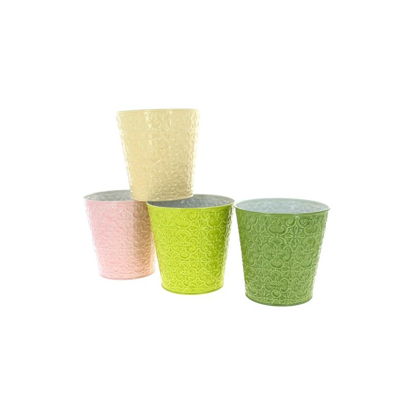 ZINC-POT ARABESQUE 015 H15CM les 12P