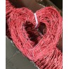 PORTE-BOUQUET OSIER COEUR les 10P