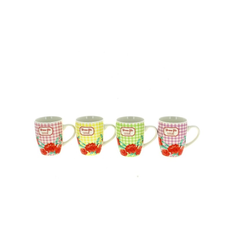 MUG MAMIE 08 H10.5CM les 8P