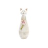 DECO CHAT AVEC FLEUR H20CM /4P