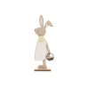 LAPIN BOIS ROBE JAUNE H30.5CM /6