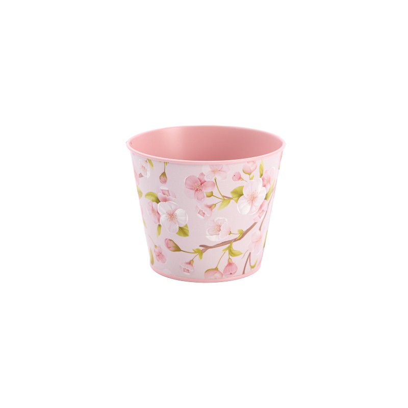 ZINC POT FLEUR CERISIER O11.5CM /8P