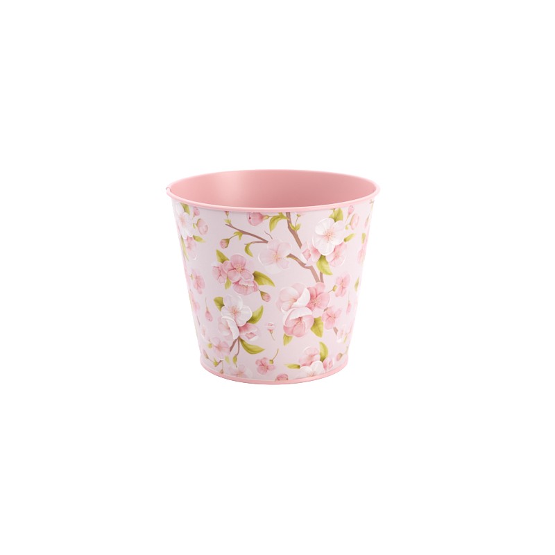 ZINC POT DE FLEUR CERISIER O16CM /10P