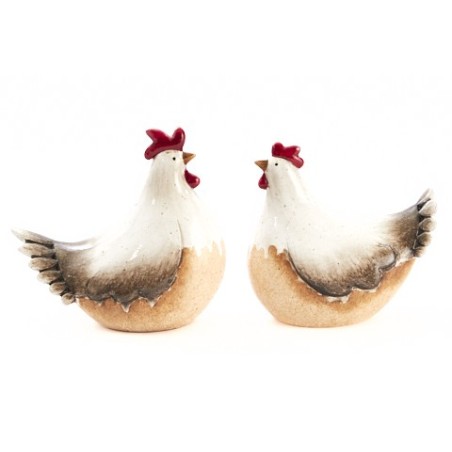 POULE CERAMIQUE H19 /2P