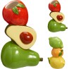 VASE 3 FRUITS H18CM ASSORT.les 4P