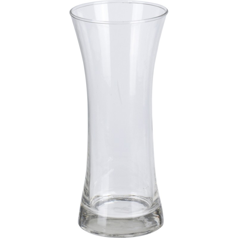 VERRE VASE EVASE H26CM les 6P