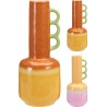 VASE DOLOMITE tricolore H31CM ASSORT. les2P
